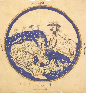 World map drawn by a Muslim scholar a 1000 years ago